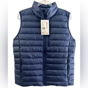 NWT Marmot Women's Highlander Down Vest Size L Artcic Navy 700 Fill Power